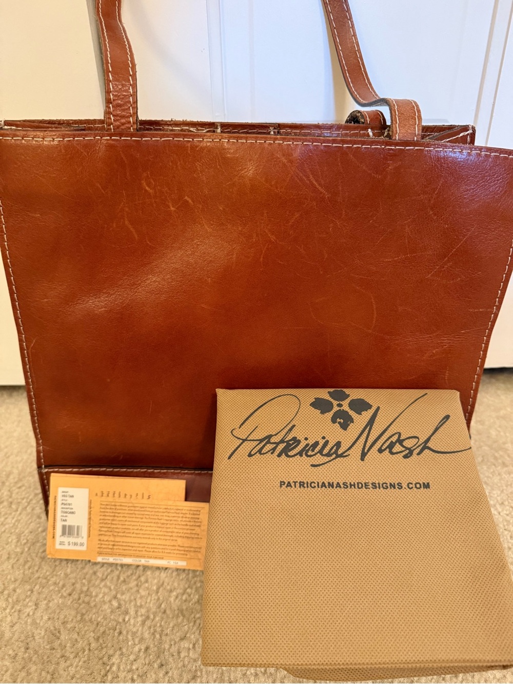 Patricia Nash Toscano Tote in Tan - Picture 8 of 10